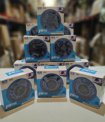 Mini OVNI con Luz Spinner con carga USB-Azul